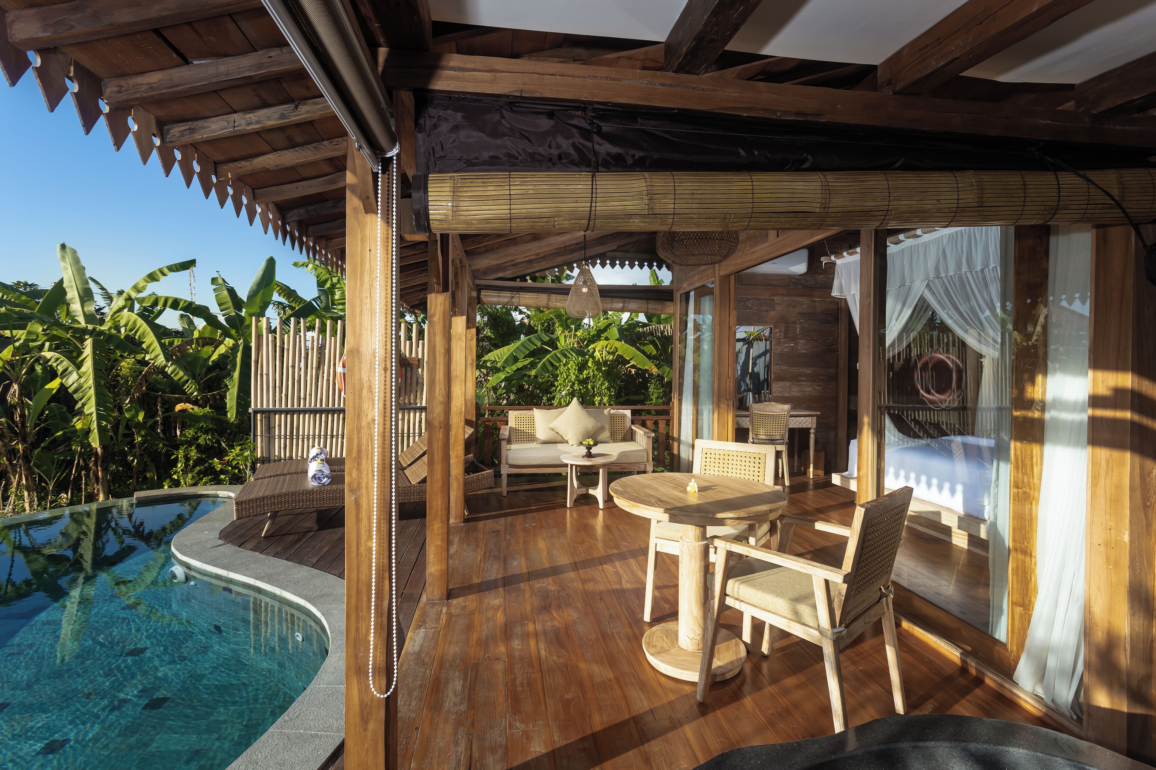 One Bedroom Wooden Pool Villa | Balcony