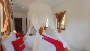 Kamar Deluks, 1 Tempat Tidur Queen | 2 kamar tidur, Wi-Fi gratis, dan seprai linen