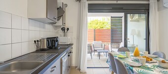 1-bedroom apartment 50 metres from the beach