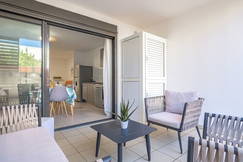 1-bedroom apartment 50 metres from the beach