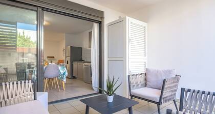 1-bedroom apartment 50 metres from the beach