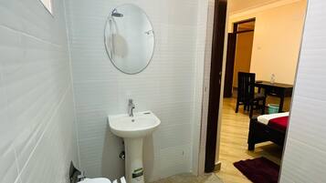 Towels, soap, toilet paper