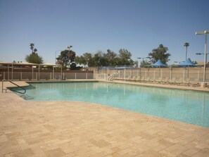 Udendørs pool, opvarmet pool