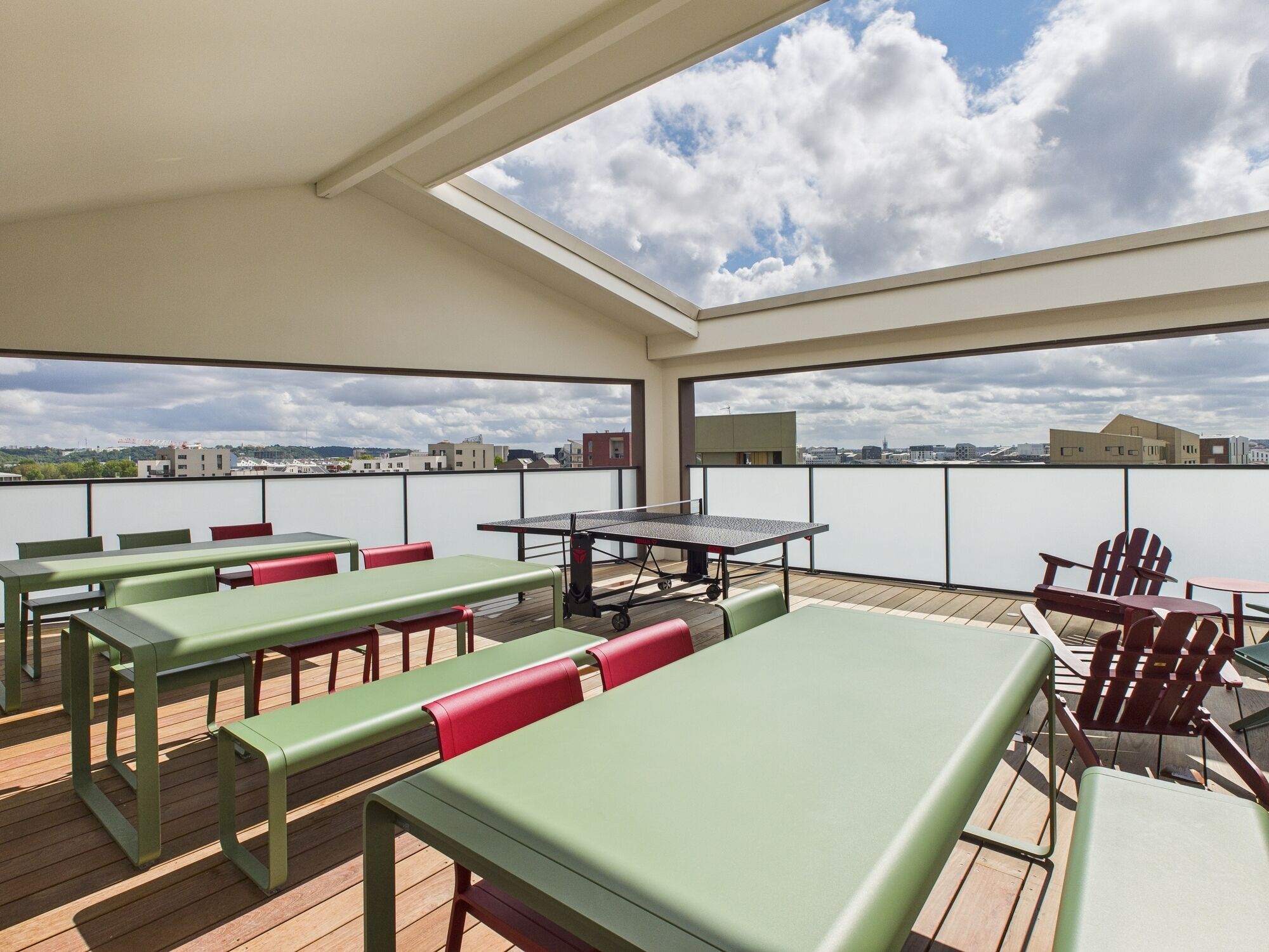 Terrasse sur le toit