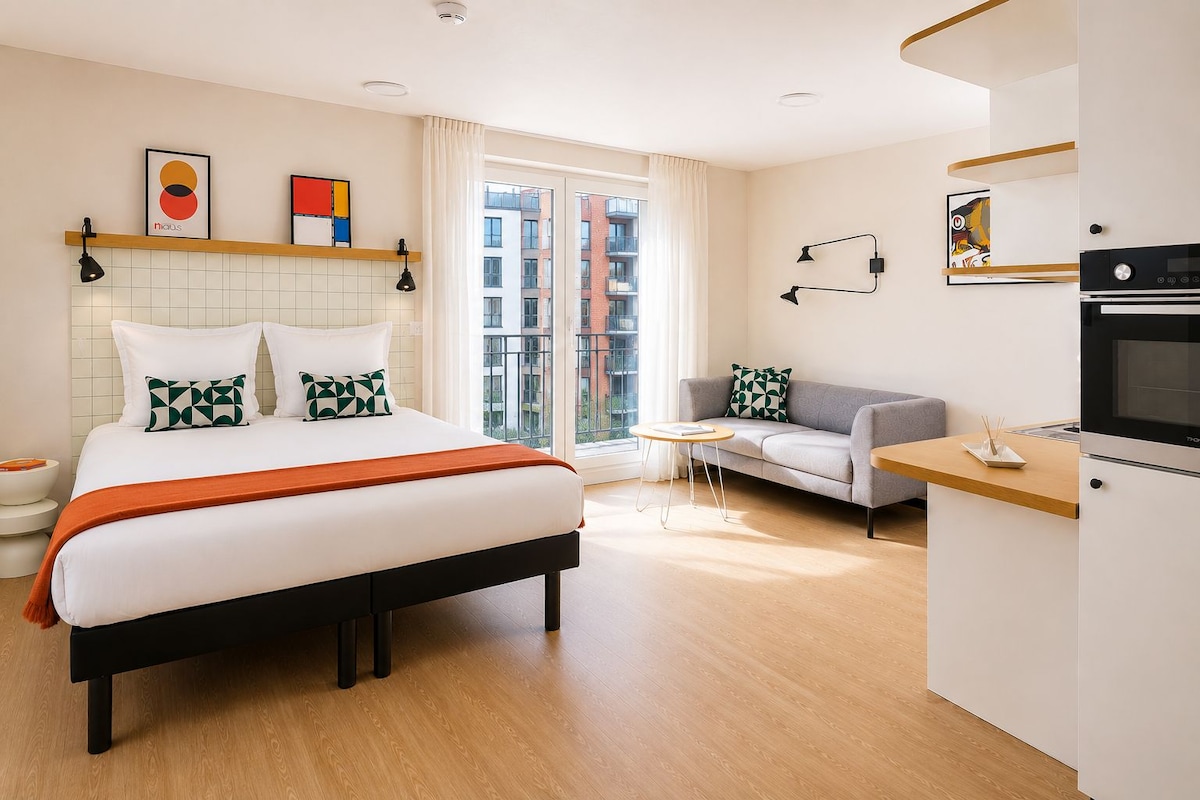 Appart M Premium | Desk, soundproofing, free WiFi, individually furnished