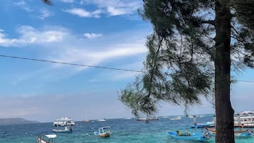 Laptop workspace, free WiFi, bed sheets