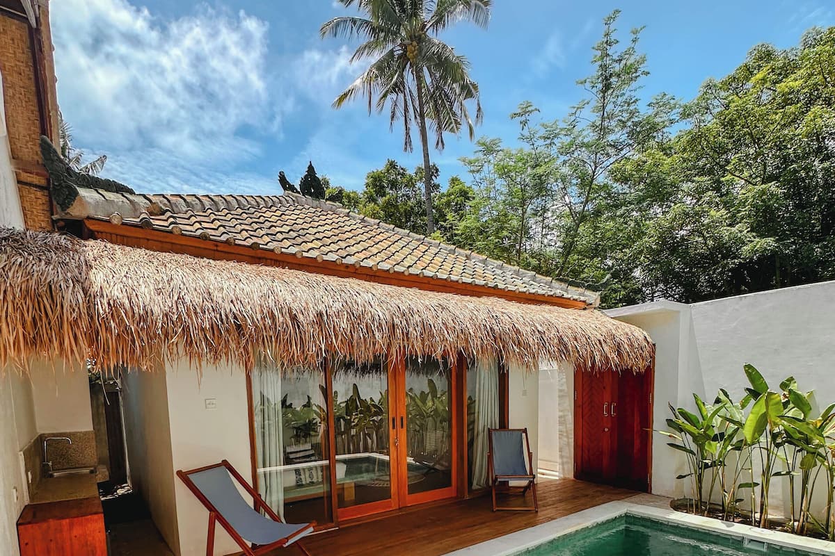 Villa Luxe, 1 chambre, vue piscine, en front de plage | Wi-Fi gratuit, draps fournis