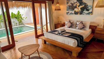 Luxury-Villa, 1 Schlafzimmer, Poolblick, Strandnähe