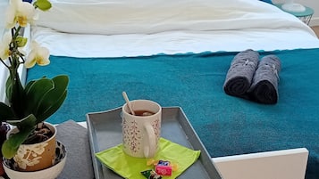 Desk, iron/ironing board, travel crib, free WiFi