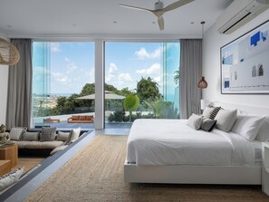 6 soveværelser, pengeskab på værelset, strygejern/strygebræt