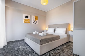 2 bedrooms, iron/ironing board, free WiFi, bed sheets - Seaside Secret Sea View Two Bedroom Apartment by BluPine (Athens)