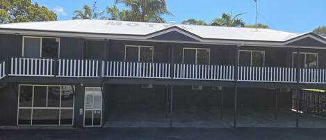 Voorkant van accommodatie