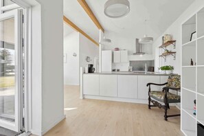 Fridge, oven, stovetop, dishwasher - Lovely bright house near the beach in nature. (Ørsted)