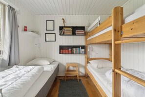 3 soverom, strykejern/-brett og wi-fi (inkludert)