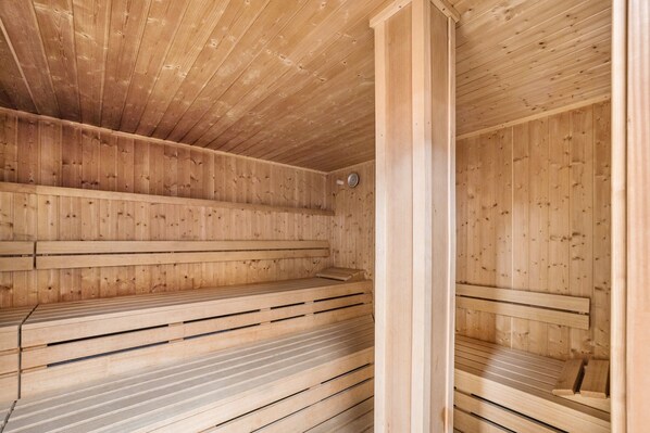 Sauna - Apartment 'Mit Bergblick, Pool, Sauna' with Mountain View, Shared Garden and Wi-Fi (Oberaudorf)