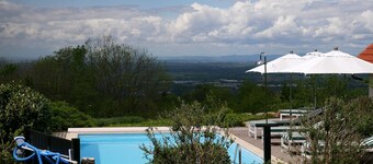 Holiday Apartment 'Talblick' with Shared Pool, Sauna & Private Terrace
