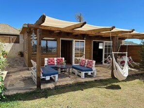 Terrace/patio - Casa Luna in Bolonia with garden and sea views. A space of peace and harmony. (Tarifa)