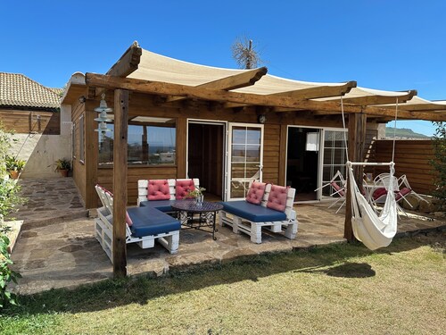 Casa Luna in Bolonia with garden and sea views. A space of peace and harmony.