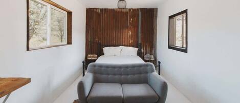 1 habitación y ropa de cama