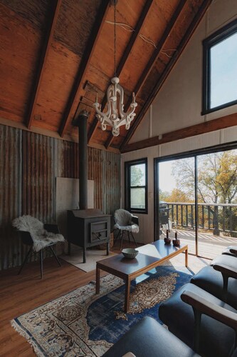 Secluded rustic 3-bedroom cabin on private land