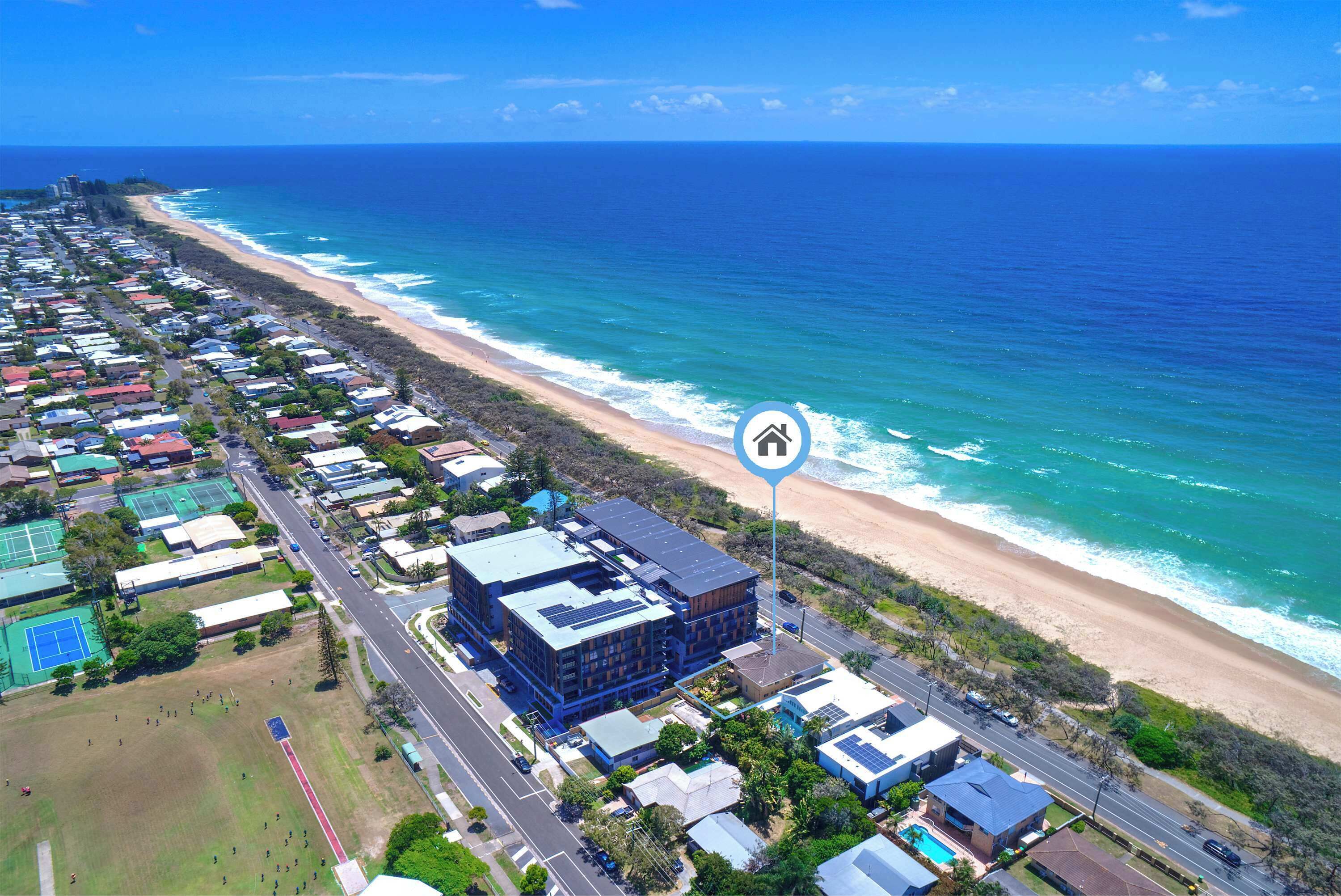 Ubicación a pie de playa