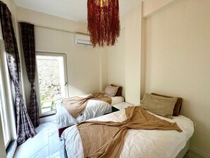 2 habitaciones, wifi gratis y ropa de cama 