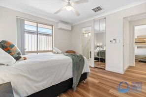 4 bedrooms, iron/ironing board, free WiFi, bed sheets