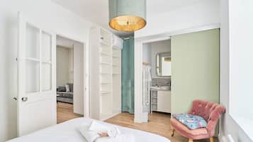 1 chambre, fer et planche Ă repasser, Wi-Fi, draps fournis