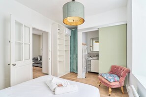 1 soverom, strykejern/-brett, wi-fi og sengetøy