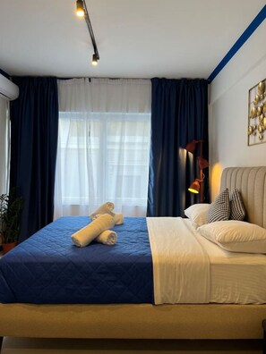 1 chambre, fer et planche Ă repasser, Wi-Fi gratuit, draps fournis