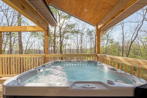 Bain à remous extérieur