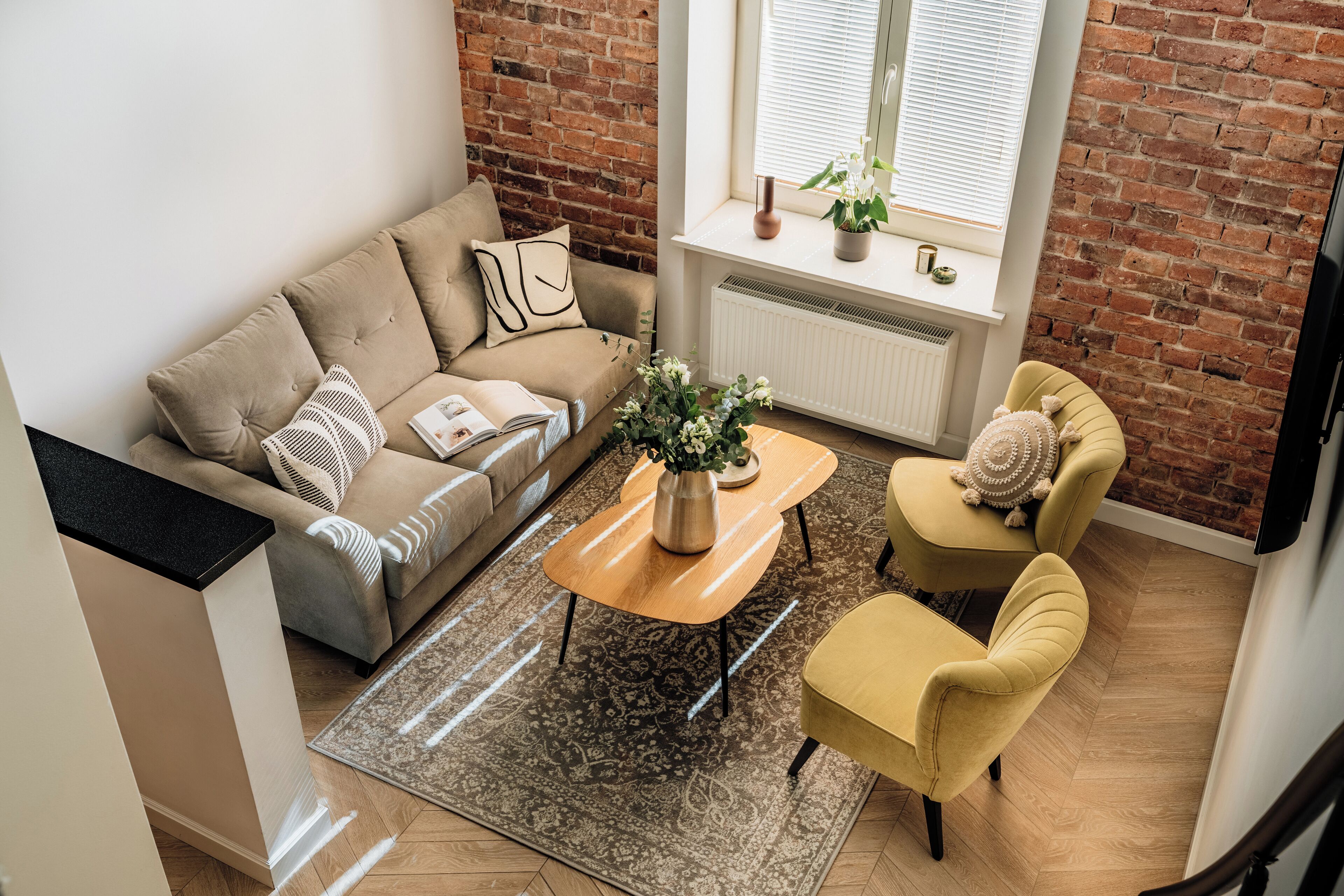 Leilighet – comfort, byutsikt | Oppholdsrom