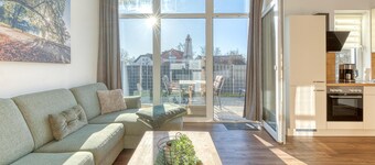 Welcome to the SeeNest vacation apartment at the Röbel city harbor