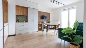 Executive-Studiosuite, Kochnische | Wohnzimmer