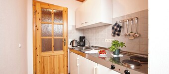 Cozy one-bedroom apartment with terrace in the mountains