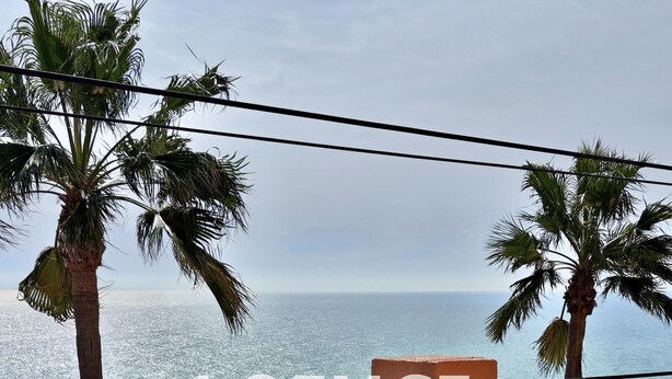 Outdoor dining - Apartment with sea views, 3 bedrooms, 2 bathrooms, private garage. (Peníscola/Peñíscola)