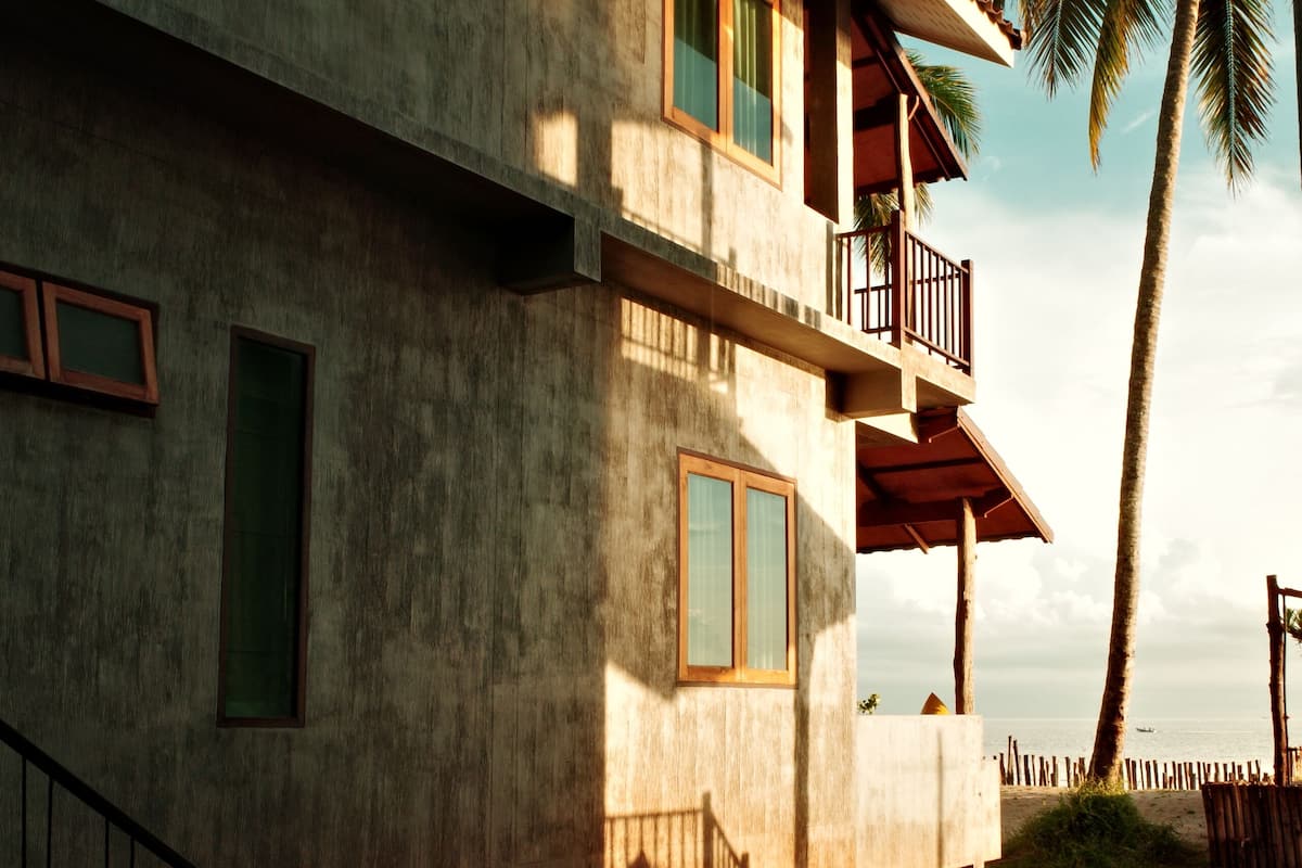 Basic Twin Room, Partial Sea View | Desk, laptop workspace, free WiFi