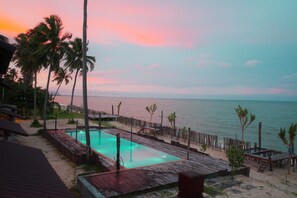 Signature-Doppelzimmer, Balkon, Strandblick