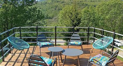Maison de montagne au calme avec cheminée