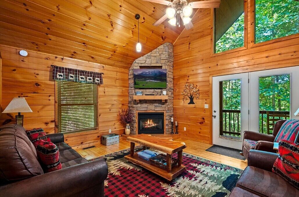 TV connectée, cheminée