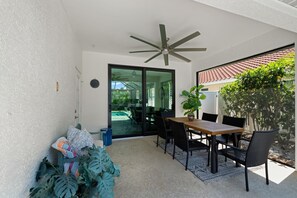 Outdoor dining