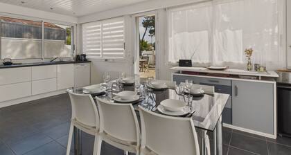 House for 8 - Terrace - Barbecue - 500 m beach