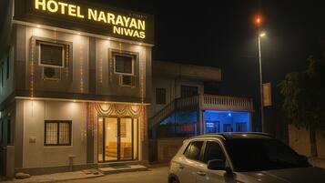 Majoituspaikan julkisivu