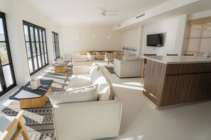 Televisie en een kantoor