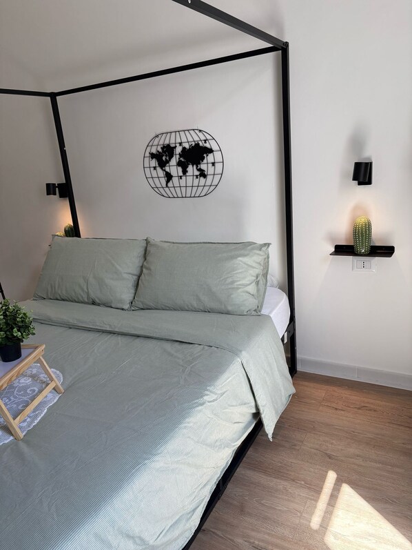 1 室のベッドルーム、アイロン / アイロン台、WiFi、ベッドシーツ