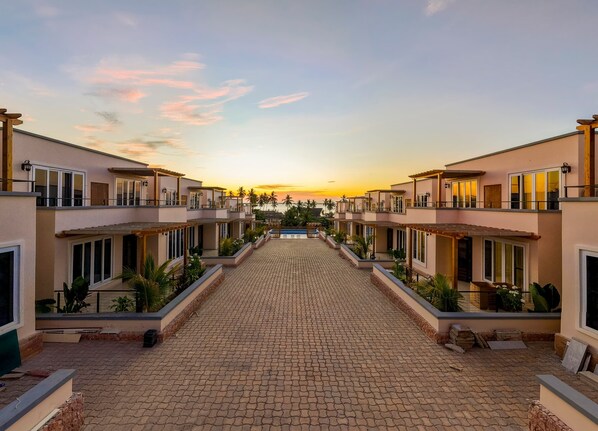 Façade de l’hébergement