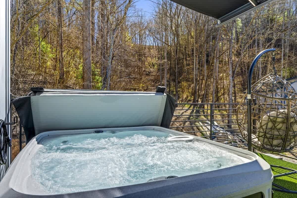 Bain à remous extérieur