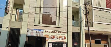 Majoituspaikan julkisivu