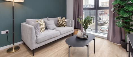 Apartamento clássico | Área de estar