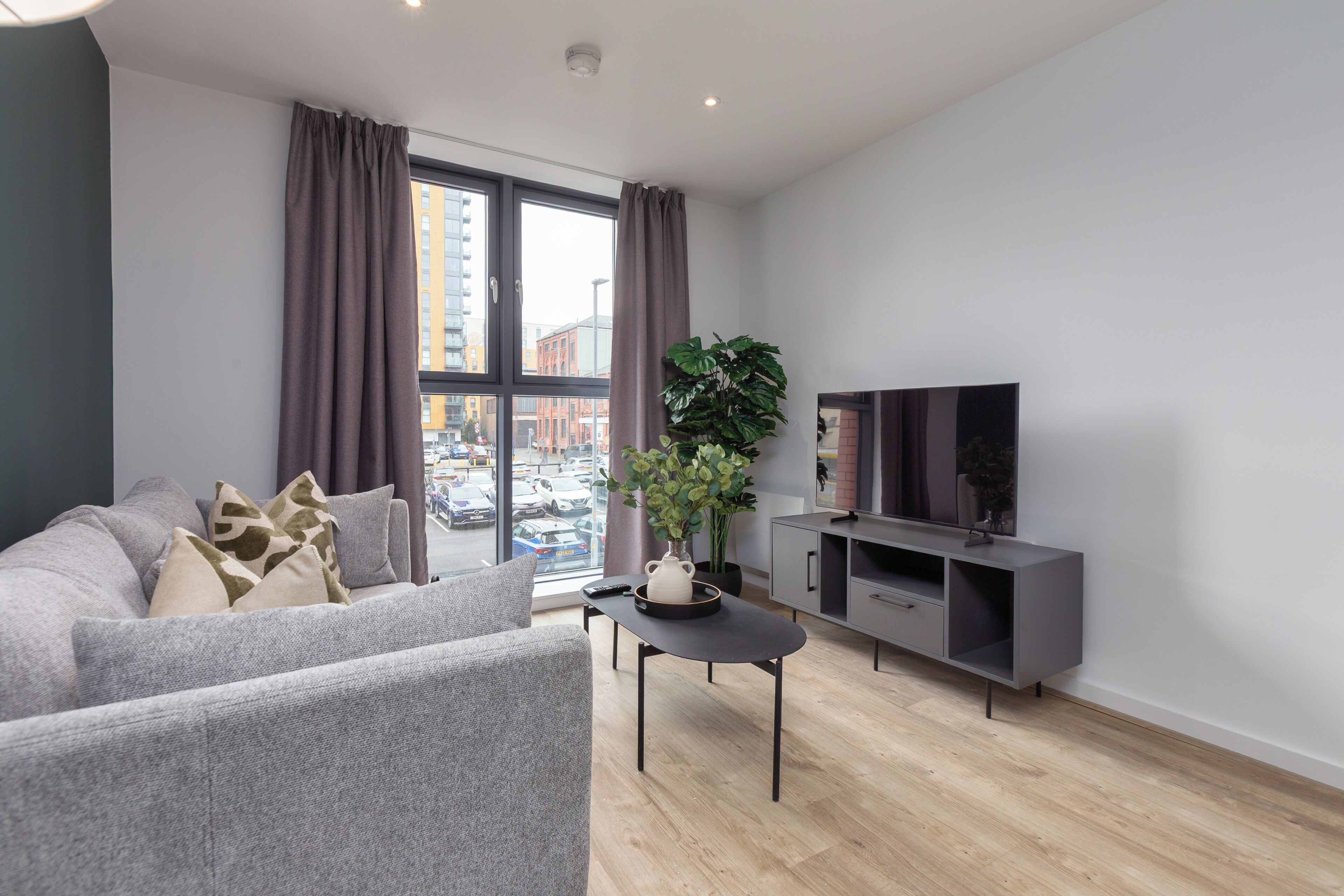 Classic Apartment | Living area | 32-inch Smart TV with digital channels